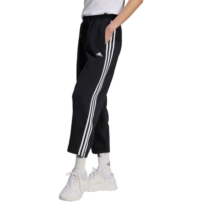 Dámské fleecové kalhoty adidas Essentials s otevřeným lemem W HZ5748 - Pro ženy kalhoty