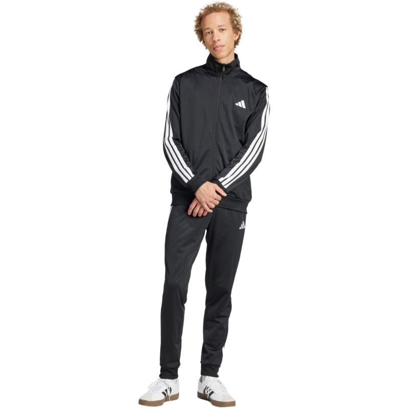 Tepláková souprava adidas Sportswear Basic 3-Stripes Tricot JI8858 M - Pro ženy kalhoty