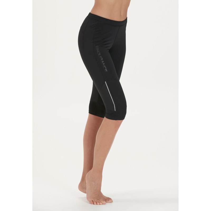 Dámské 3/4 legíny Endurance Mahana W 3/4 Run Tights XQL - Pro ženy kalhoty