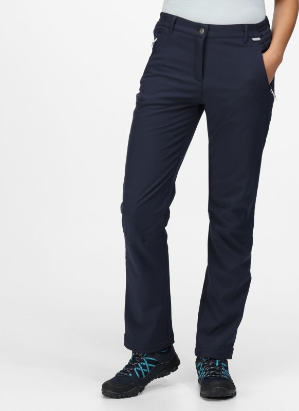 Dámské softshellové kalhoty Regatta RWJ113R Geo ll Trs II 540 Tmavě modré - Pro ženy kalhoty