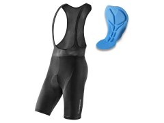 Cyklistické kraťasy Rockbros RK20023XL s šlemi a vložkou XXXL – černé