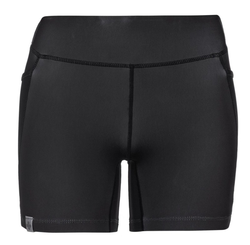 Dámské běžecké šortky Dominga-w černá - Kilpi - Pro ženy kraťasy