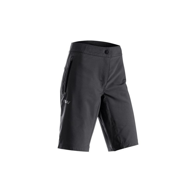 Cyklistické kraťasy NORTHWAVE Escape 2 Woman Baggy s&nbsp;vnitřními kraťasy, černé - Pro ženy kraťasy