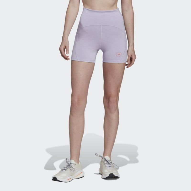 Dámská krátká trička na jógu Truepurpose Yoga Short Tights By Stella McCartney W HG6848 - Adidas - Pro ženy kraťasy