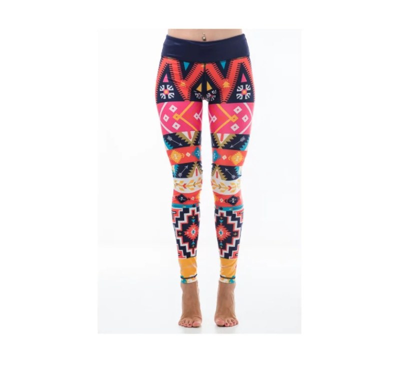 Dámské fitness legíny Six Deuce Aztec - multicolor - Litex - Pro ženy legíny