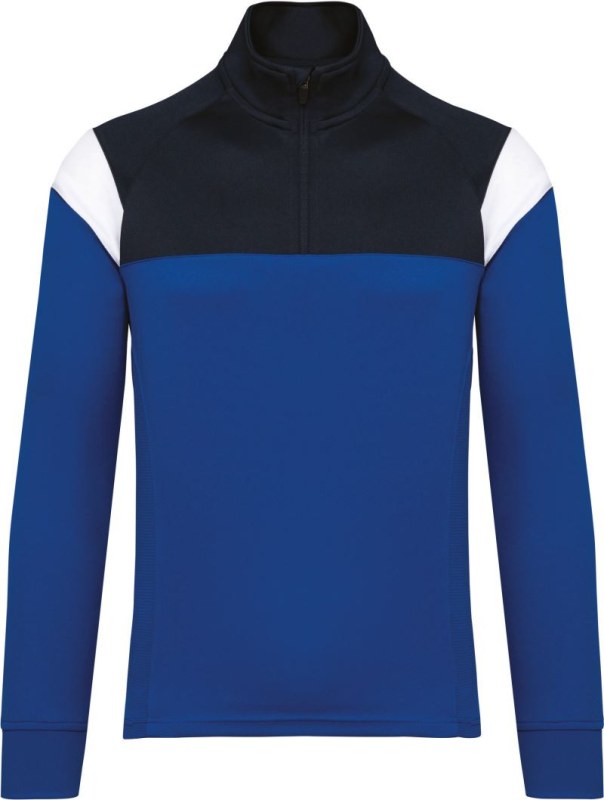 Kariban ProAct PA 387 Tréninková mikina s 1/4 zipem 20.P387 dark royal blue/navy