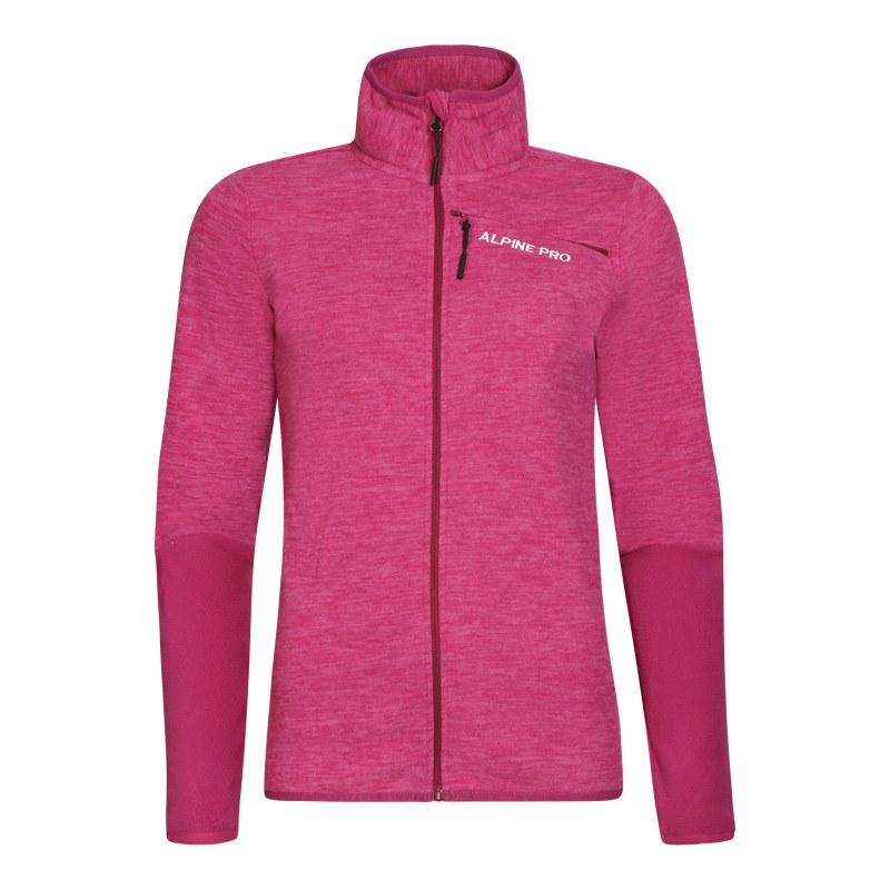 Dámská mikina ALPINE PRO ORFHANA fuchsia red - Pro ženy mikiny