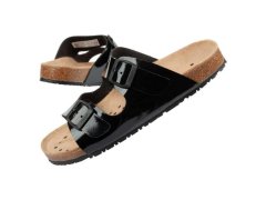 Abeba Sandály Black W 8088 pracovní žabky