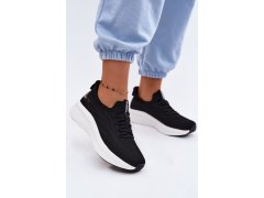 Materiálové Sportovní Boty Dámské Slip-On Kobbo 102425 Černé