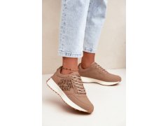 Dámské sportovní boty LOTTO 2401931U CALENTO hnědé s&nbsp;leopardím vzorem