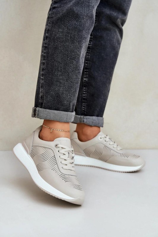 Sportovní boty na platformě model 209058 Step in style