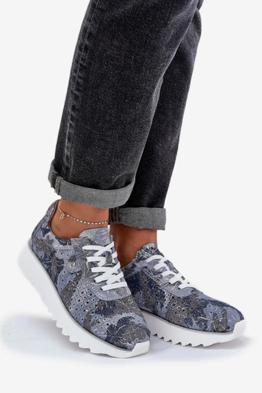 Sportovní boty na platformě model 209066 Step in style