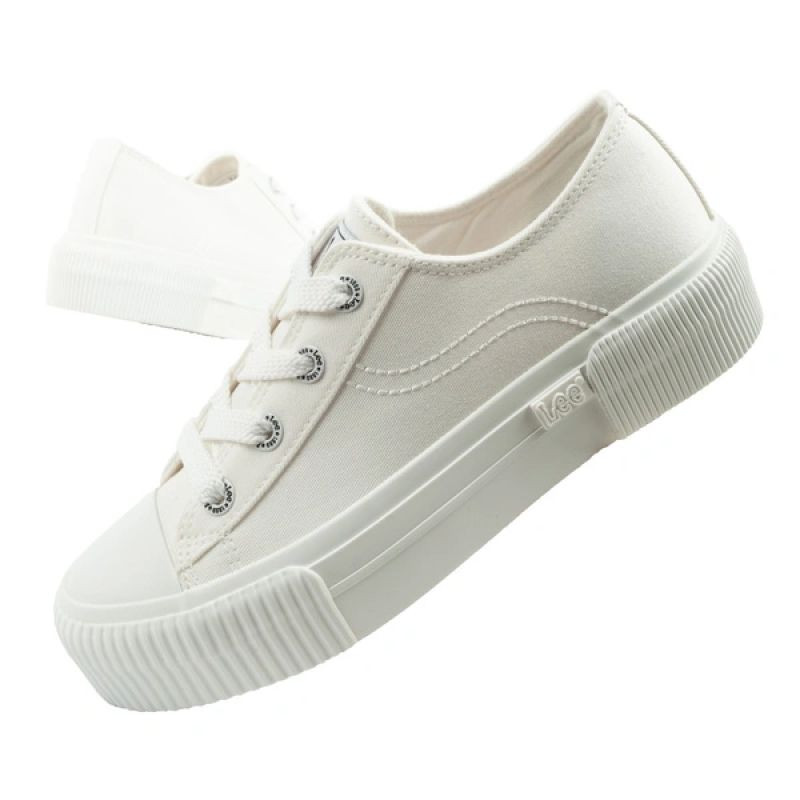 Lee dámské sportovní boty Isla trainers white platform comfortable dámské - Pro ženy pro ženy boty
