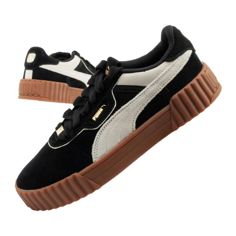 Dámské sportovní boty Puma Carina 3.0 leather black fashionable dámské - Pro ženy pro ženy boty
