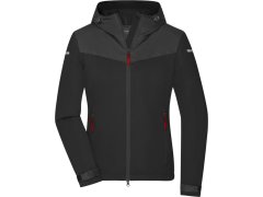 Daiber JN 1179 Dámská outdoorová softshellová bunda 02.1179 black/carbon/light red