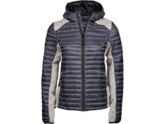 Tee Jays TJ 9611 Dámská outdoorová bunda Crossover 18.9611 space grey/grey melange
