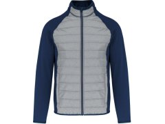 Kariban ProAct PA 233 Sportovní hybridní strečová bunda 20.P233 marl grey/sporty navy