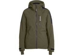 Tenson Core Ski Jacket Women Dámská lyžařská bunda s kapucí 84.7093 olive