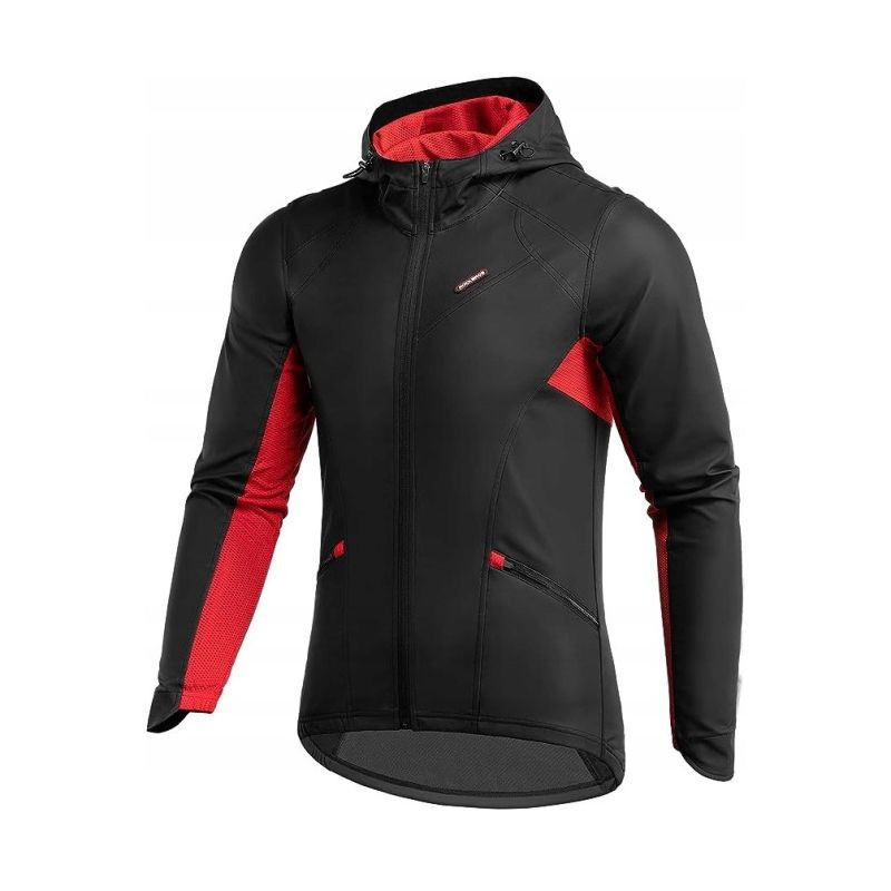 Rockbros sportovní zimní bunda unisex, černá, velikost M