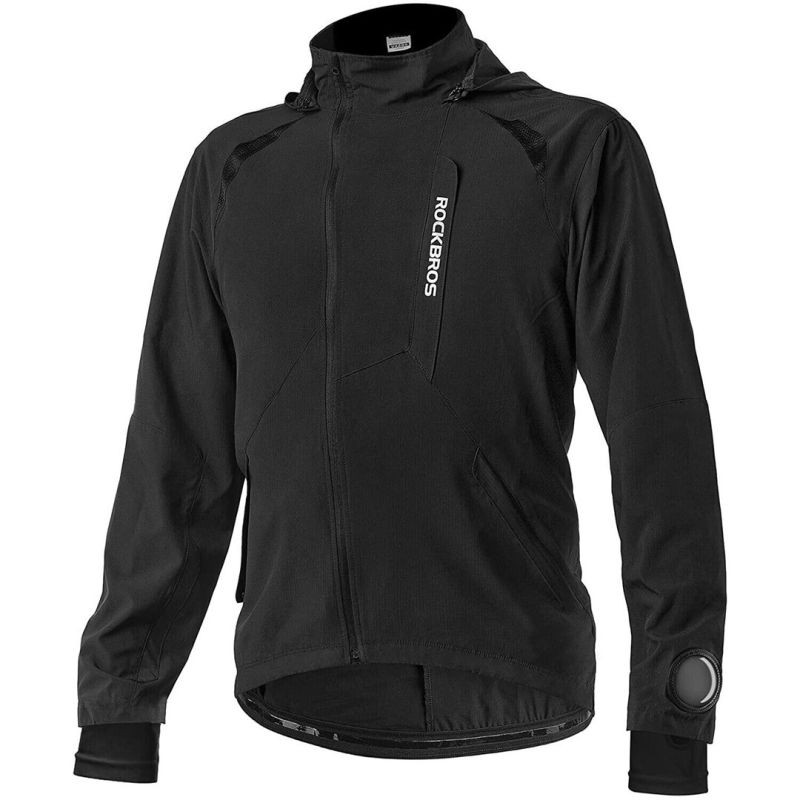 Sportovní bunda Rockbros unisex YPW034, černá, velikost M