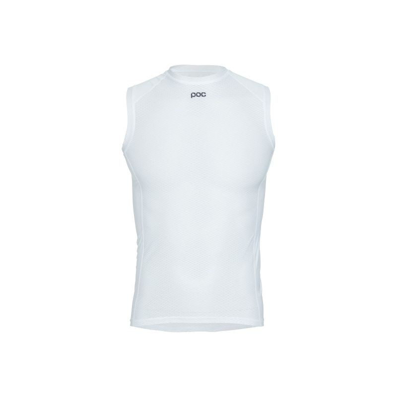 Cyklistická vesta POC ESSENTIAL LAYER – bílá