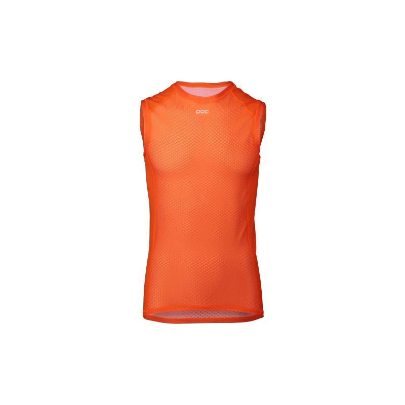 Cyklistická vesta POC ESSENTIAL LAYER Vest – oranžová