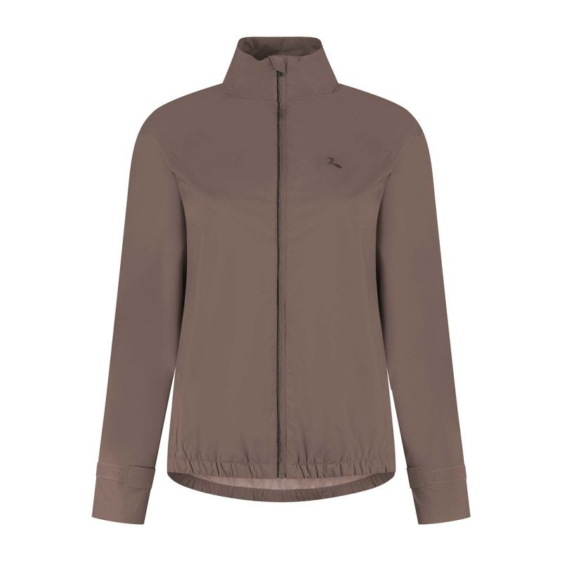 Běžecká bunda Rogelli ESSENTIAL, barva mokka, velikost 2XL - Pro ženy pro ženy bundy a&nbsp;vesty