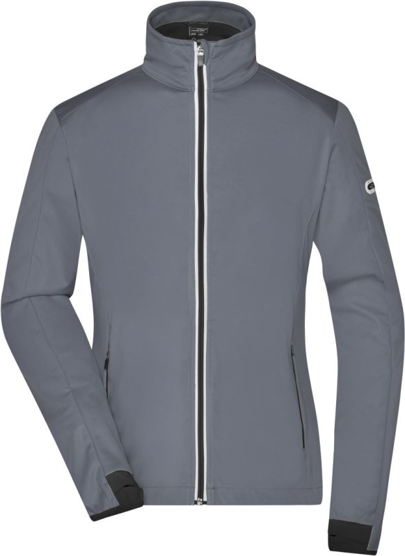 Daiber JN 1125 Dámská 3-vrstvá sportovní softshellbunda 02.1125 titan/black