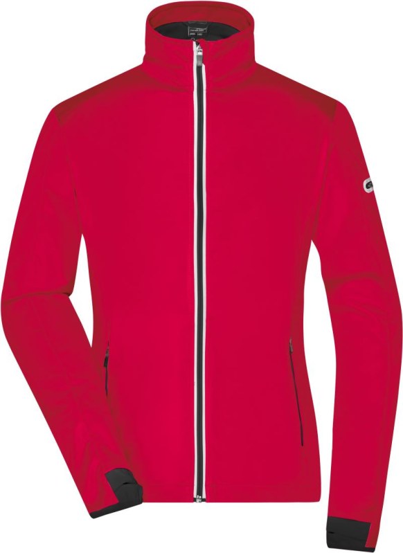 Daiber JN 1125 Dámská 3-vrstvá sportovní softshellbunda 02.1125 light red/black