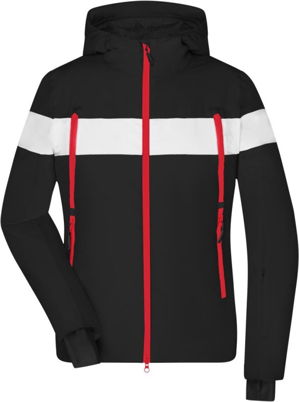 Daiber JN 1173 Dámská zimní sportovní bunda 02.1173 black/white - Pro ženy pro ženy bundy a&nbsp;vesty