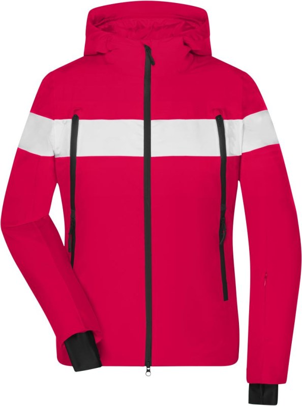 Daiber JN 1173 Dámská zimní sportovní bunda 02.1173 light red/white