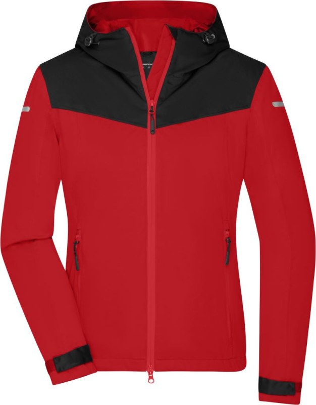 Daiber JN 1179 Dámská outdoorová softshellová bunda 02.1179 light red/black/light red - Pro ženy pro ženy bundy a&nbsp;vesty