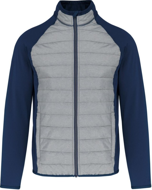 Kariban ProAct PA 233 Sportovní hybridní strečová bunda 20.P233 marl grey/sporty navy