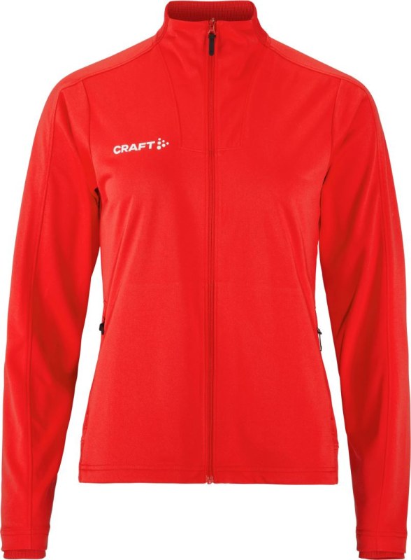 Craft Teamwear Evolve 2.0 Full Zip Jacket W Dámská tréninková bunda 82.4760 bright red - Pro ženy pro ženy bundy a&nbsp;vesty