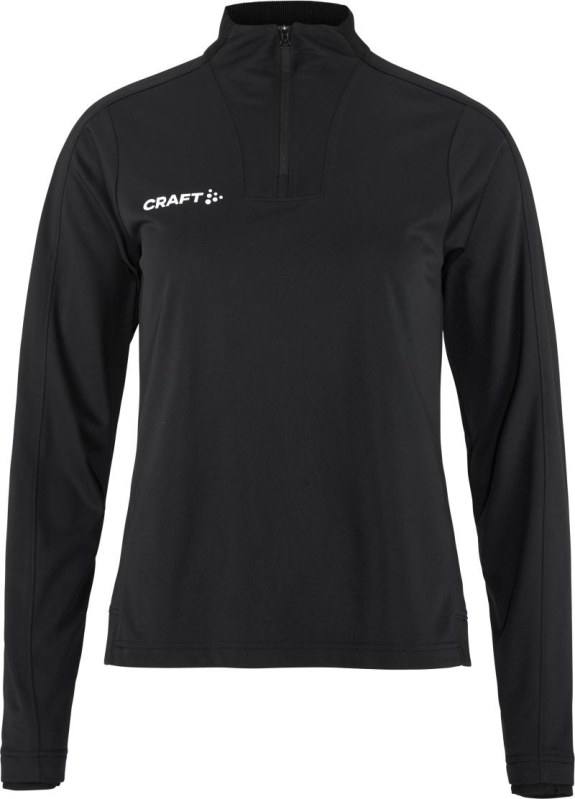 Craft Teamwear Evolve 2.0 Half Zip W Dámská tréninková bunda s&nbsp;1/4 zipem 82.4761 black - Pro ženy pro ženy bundy a&nbsp;vesty