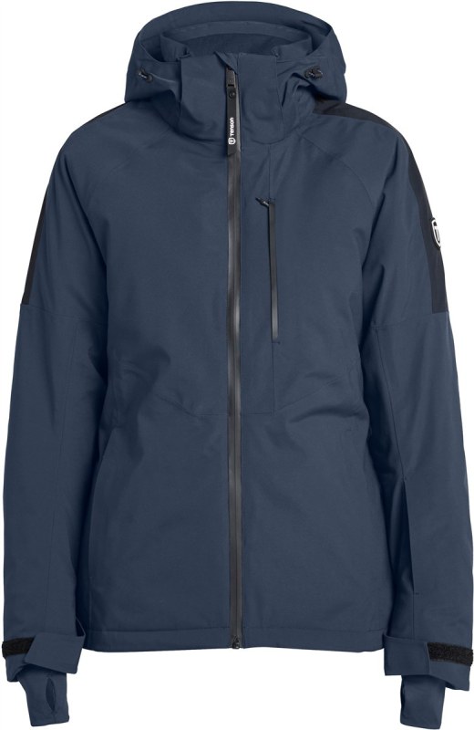Tenson Core Ski Jacket Women Dámská lyžařská bunda s&nbsp;kapucí 84.7093 dark navy - Pro ženy pro ženy bundy a&nbsp;vesty
