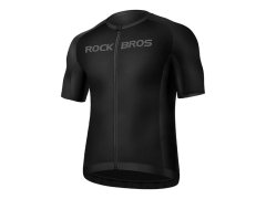 Cyklistické tričko Rockbros 15120002002 s krátkým rukávem, velikost M – černé