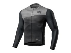 Cyklistický dres Rockbros 15120009002 s dlouhým rukávem, jaro/léto, velikost M – černý
