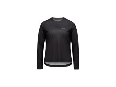 Cyklistické tričko POC W´s Motion Air L/S Jersey, černé