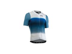 Cyklistické tričko NORTHWAVE Blade Air Jersey S/S, bílo-modré