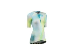 Cyklistické tričko NORTHWAVE Blade Woman Jersey S/s, zelené