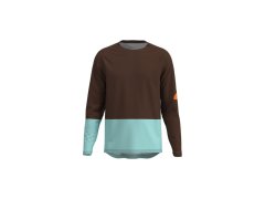 Cyklistické tričko POC M´s Motion Air L/S Jersey, hnědé