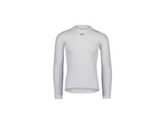 Cyklistické tričko POC ESSENTIAL LAYER LS – bílé