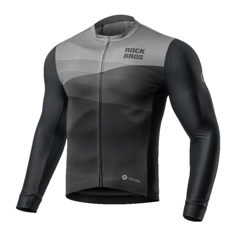 Cyklistický dres Rockbros 15120009005 s&nbsp;dlouhým rukávem, jaro/léto, velikost XXL – černý - Pro ženy pro ženy cyklistické dresy
