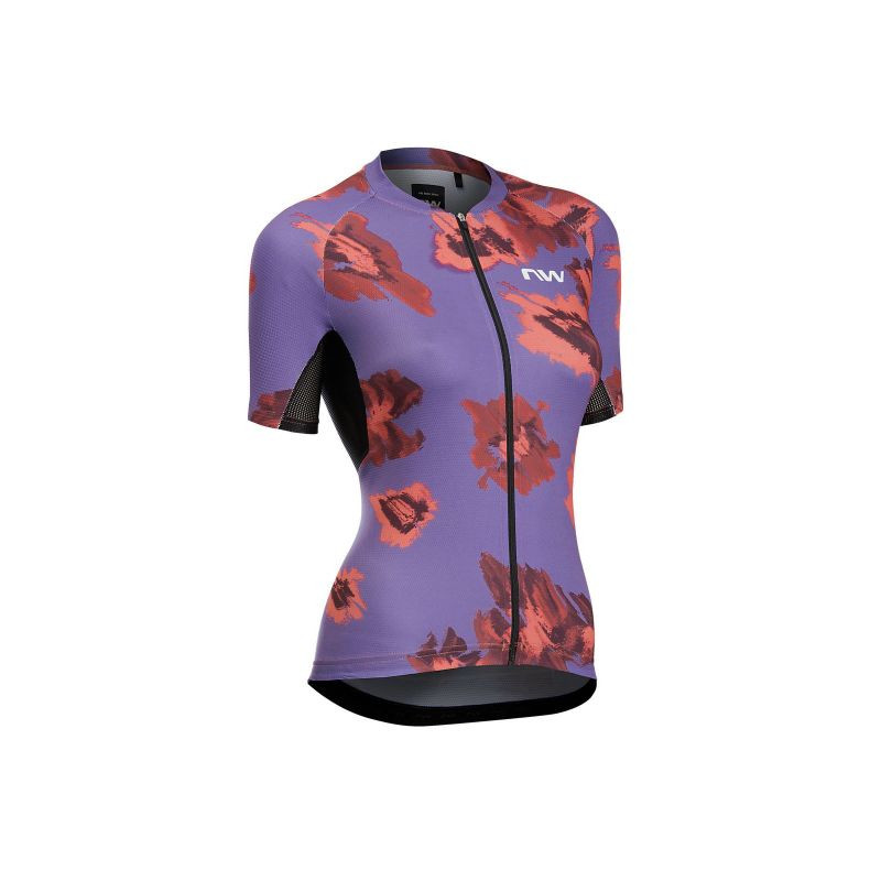 Cyklistické tričko NORTHWAVE Force Evo Woman Jersey, fialové - Pro ženy pro ženy cyklistické dresy