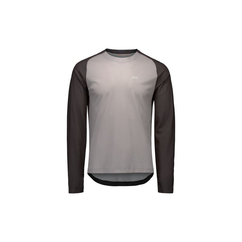 Cyklistické tričko POC M´s Motion Air L/S Jersey, šedé