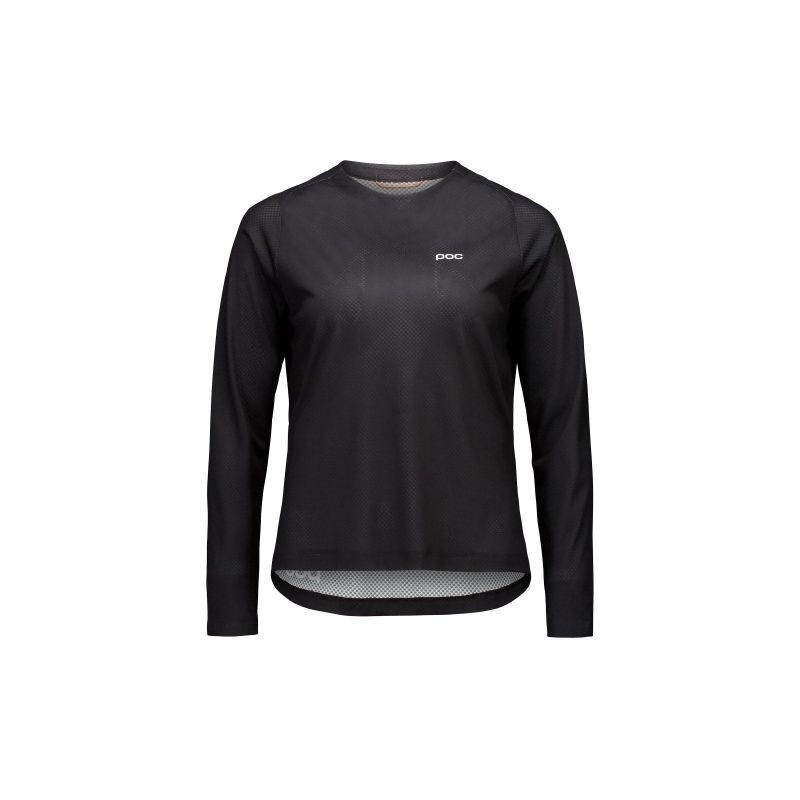 Cyklistické tričko POC W´s Motion Air L/S Jersey, černé