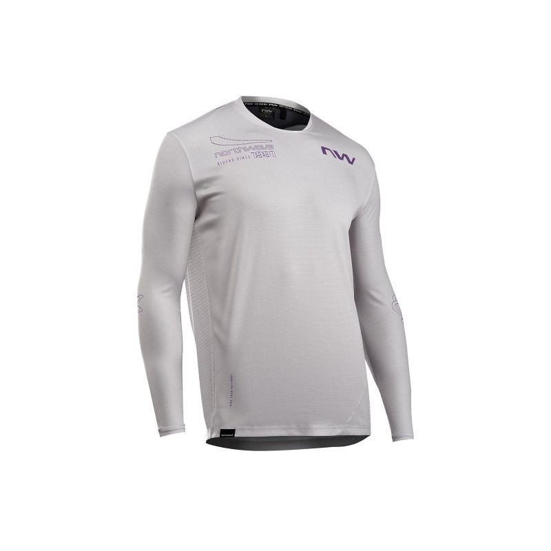 Cyklistické tričko NORTHWAVE Edge 2 Jersey LS, šedé