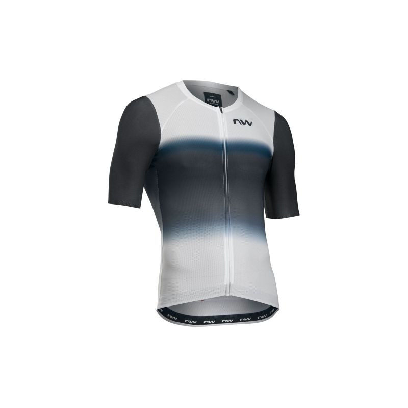 Cyklistické tričko NORTHWAVE Blade Air Jersey S/s, bílo-černé - Pro ženy pro ženy cyklistické dresy