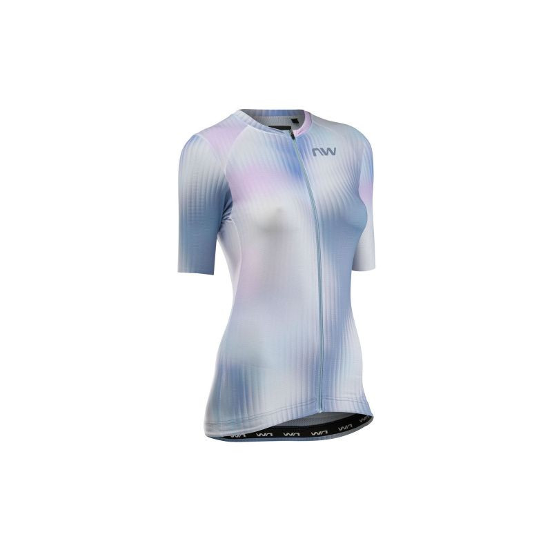 Cyklistické tričko NORTHWAVE Blade Woman Jersey S/s, šedé